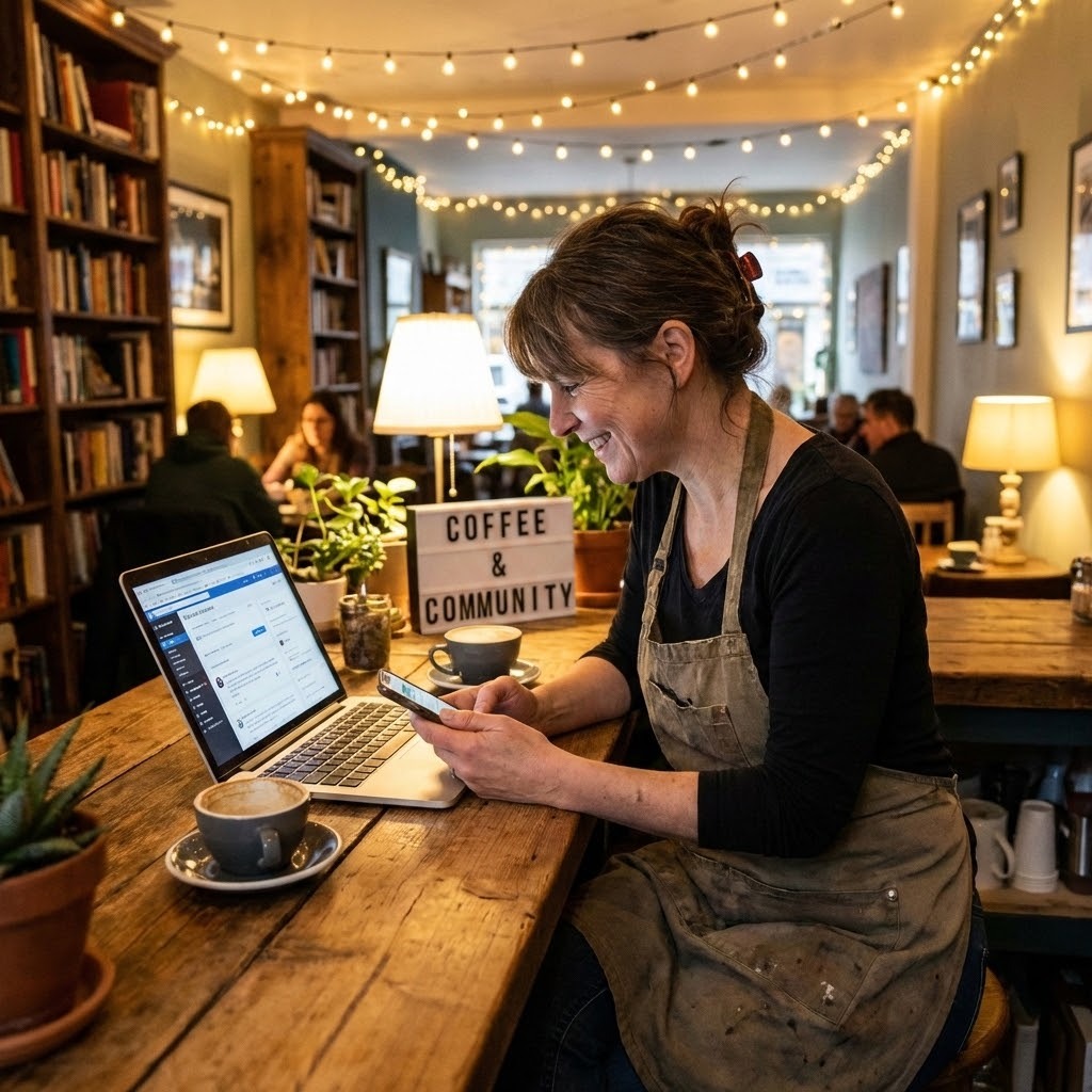 small business using digital marketing to grow online presence